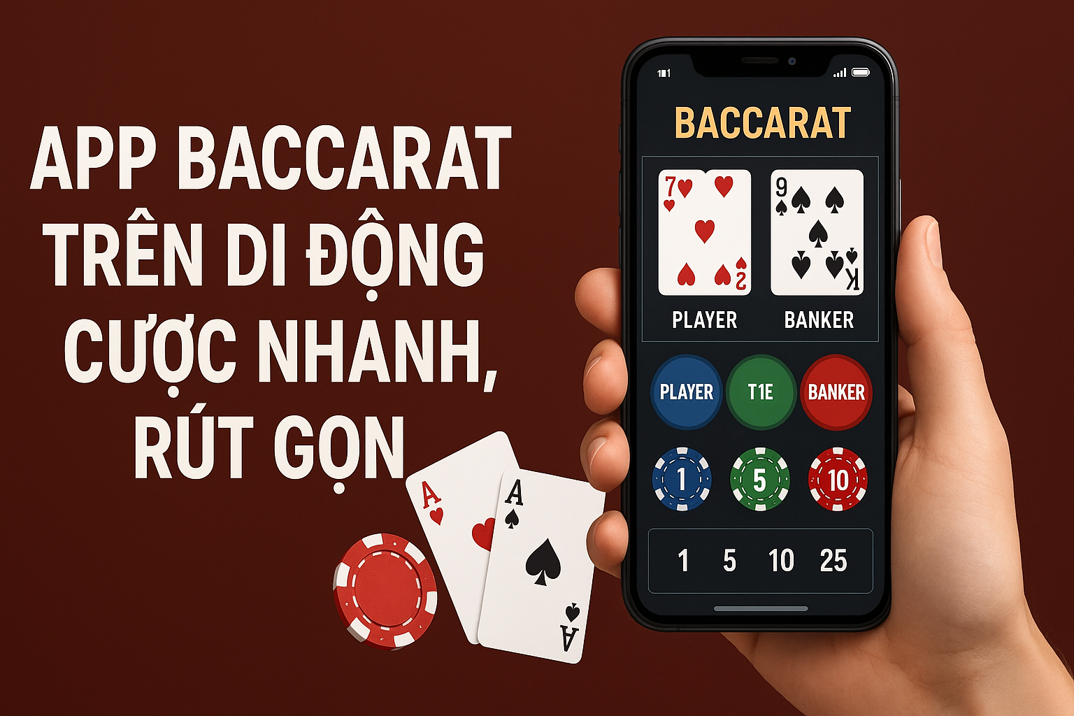 App Baccarat Trên Di Động – Cược Nhanh, Rút Gọn Cho Người Chơi Thông Minh