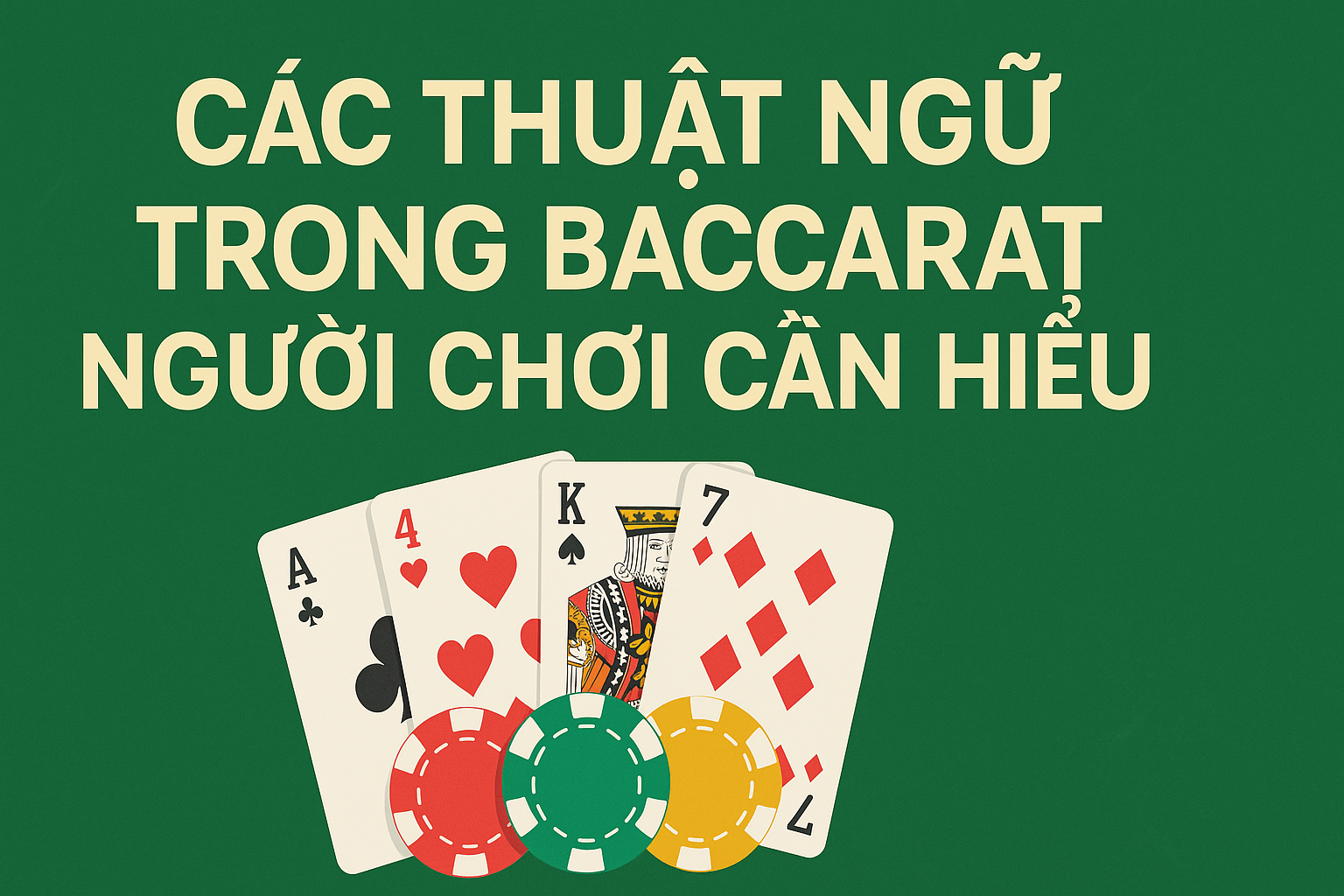 Các Thuật Ngữ Trong Baccarat Người Chơi Cần Hiểu
